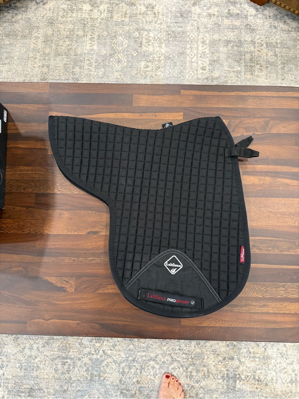 LeMieux ProSport Black Dressage summer saddle Pad